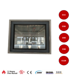 Cửa sổ nhôm kính chống cháy EI60